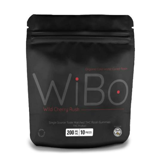 WiBo 200mg Rosin Gummies - Wild Cherry Rush