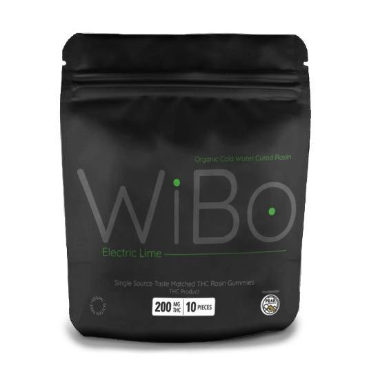WiBo 200mg Rosin Gummies - Electric Lime