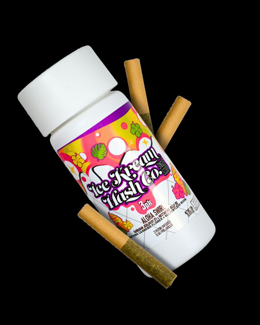 Ice Kream Hash Co 1.5g Multi-Pack Infused Preroll - Fruitopia 3 x