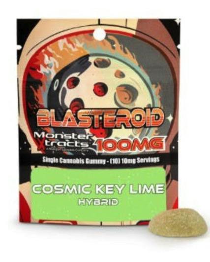Monster Xtracts 100mg Gummy - Cosmic Key Lime Blasteroid