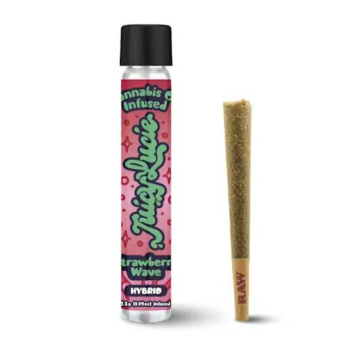 Juicy Lucie 1.2g Single Infused Preroll - Strawberry Wave