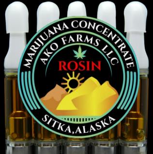 Strawberry Banana .5g Rosin Cartridge - AKO Farms