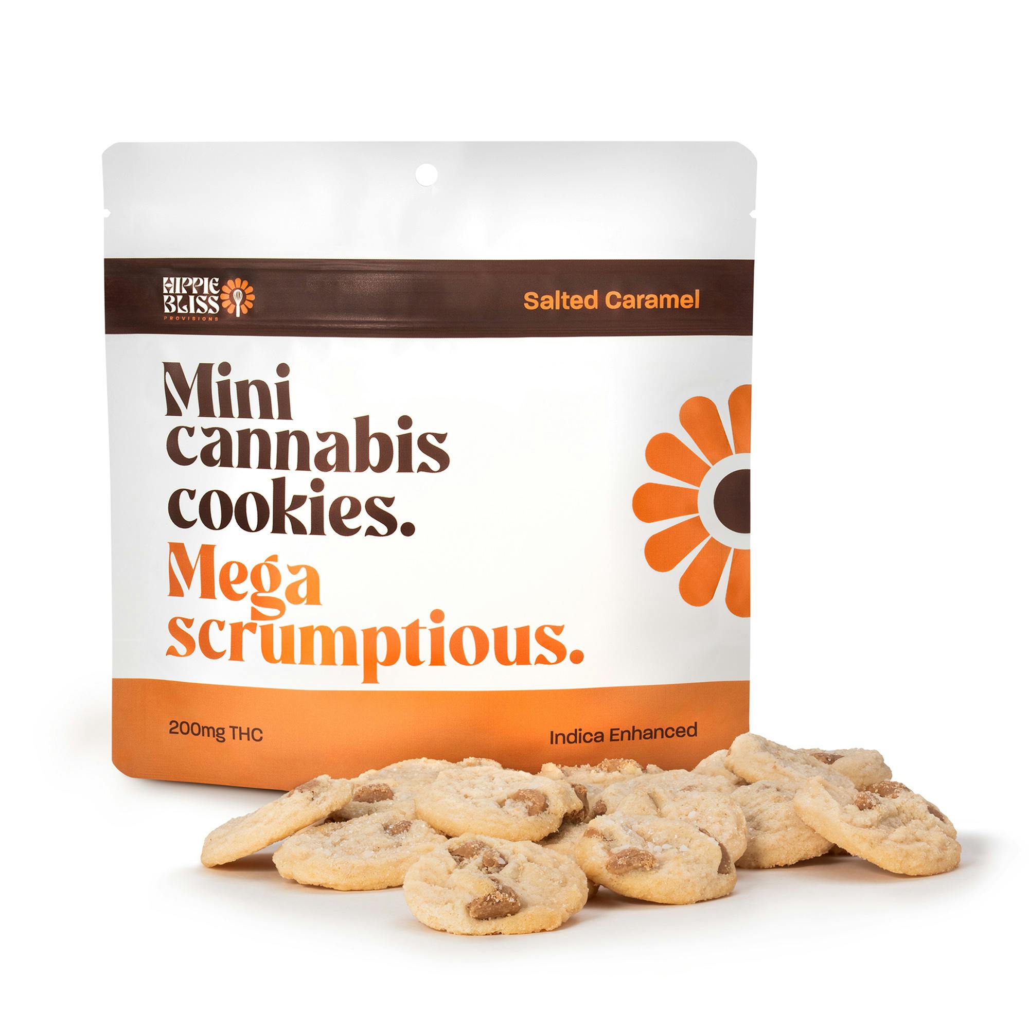 Hippie Bliss Provisions - Salted Caramel - 200mg Cookies (20x10mg)