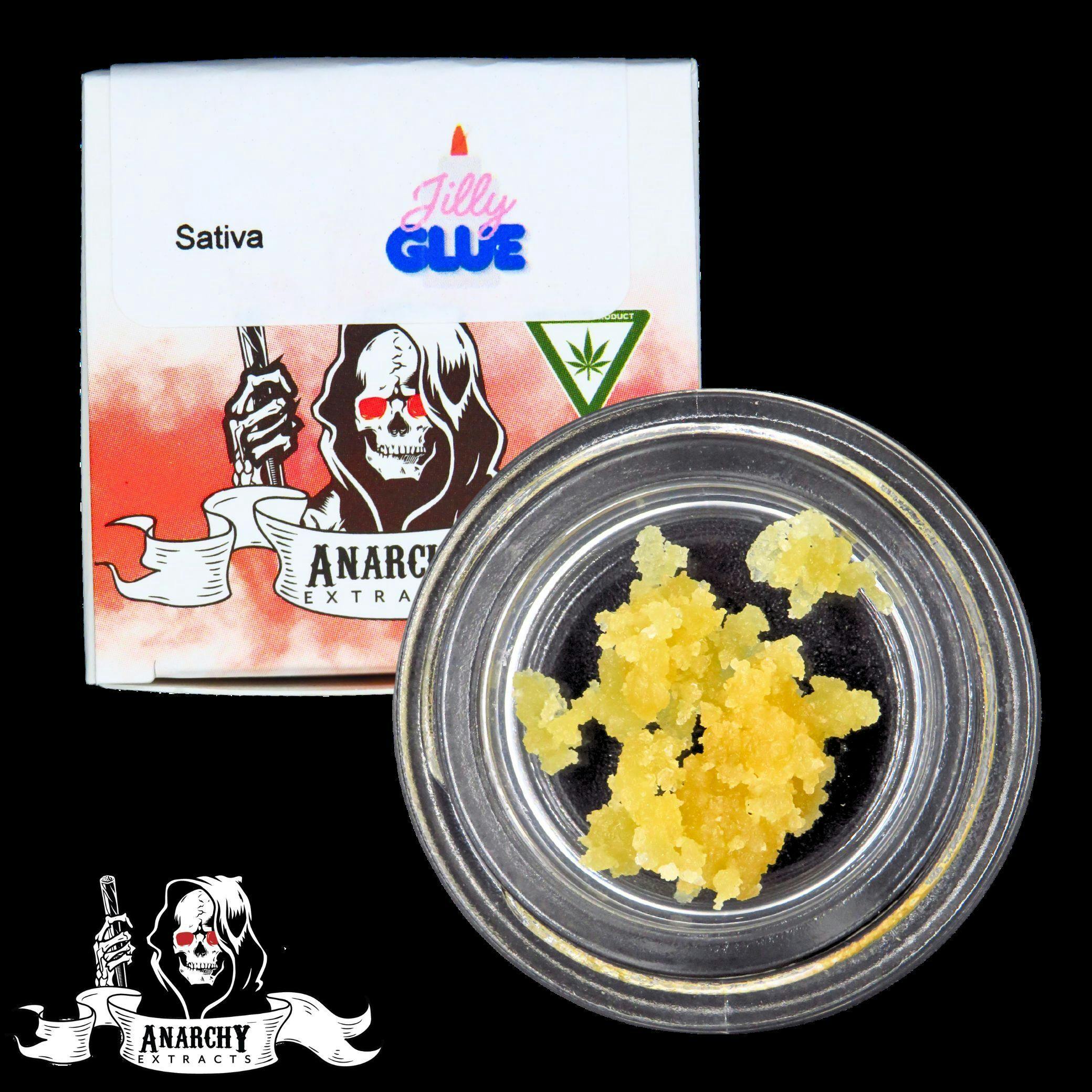 Anarchy - Jilly Glue - 1g Sugar at Nirvana Cannabis - Kalamazoo