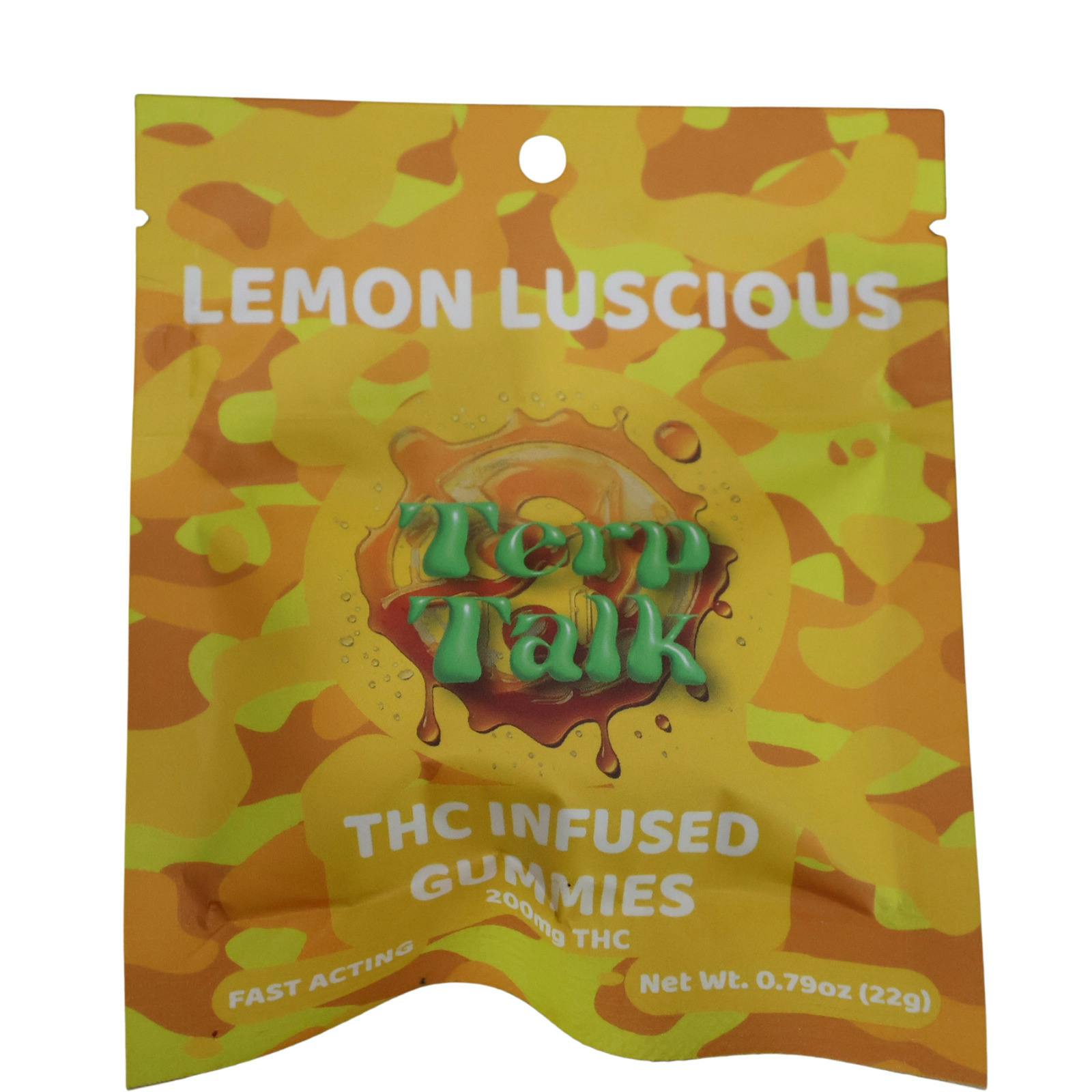 Terp Talk | Lemon Luscious | 200mg Gummies at Homegrown Cannabis Company Owosso