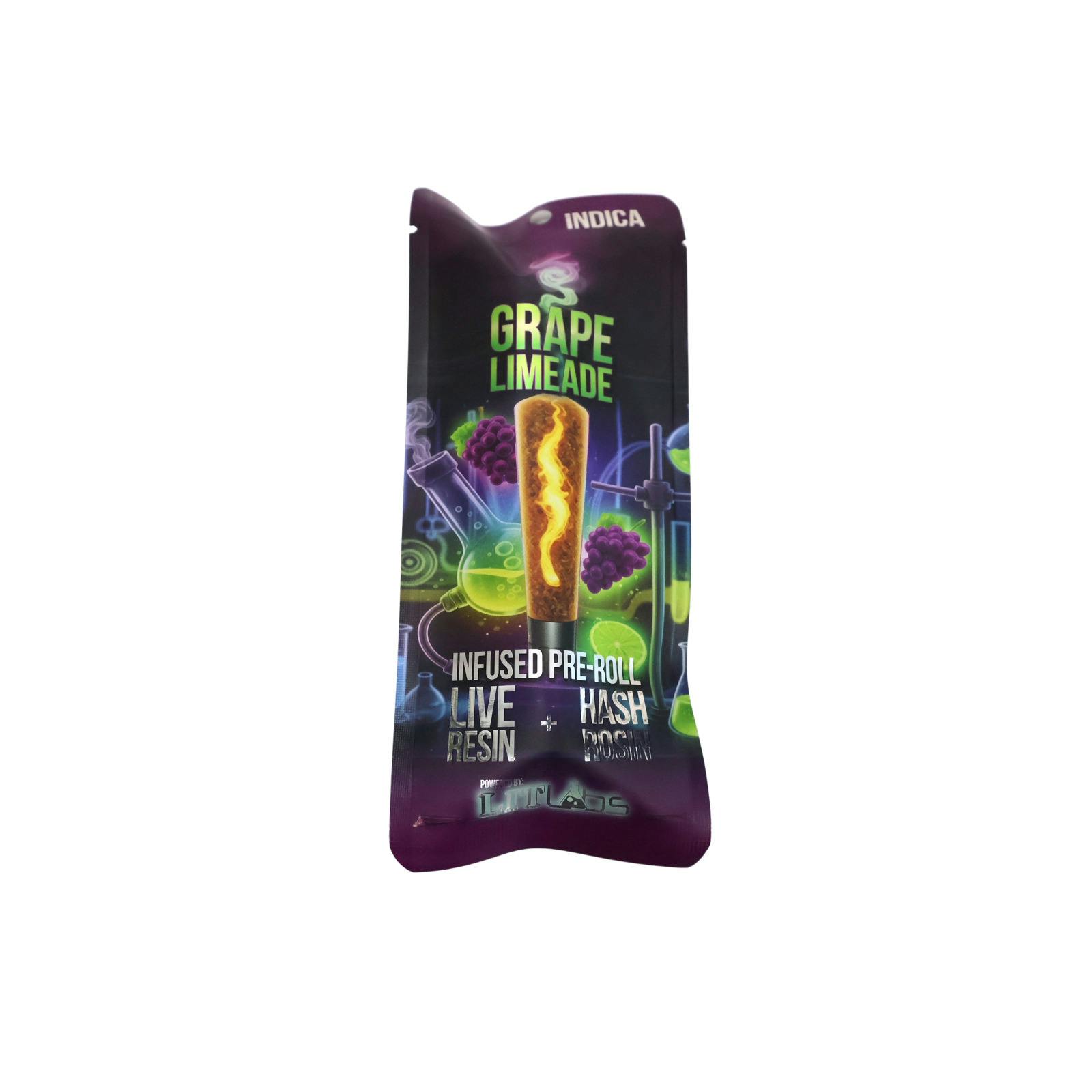 Lit Labs | Grape Limeade | 1.5g Infused Pre Roll