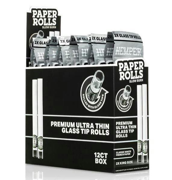 King Size Glass Tipped Rolls