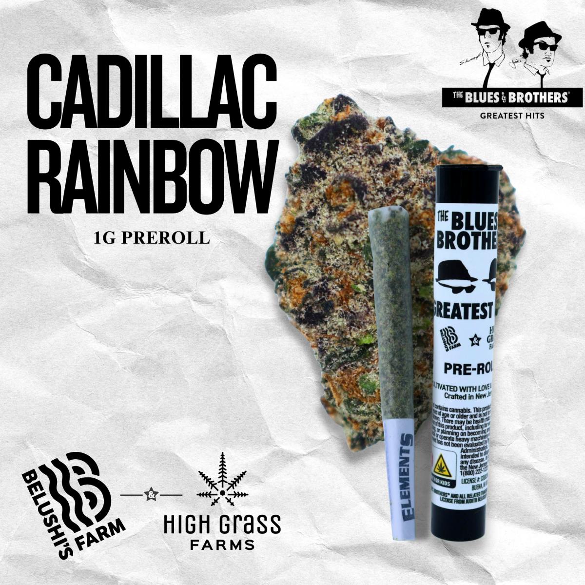 Cadillac Rainbow Preroll - 1 g