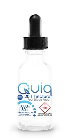 Quiq 20:1 Tincture 1000mg:50mg