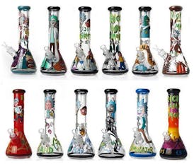 Thick Beaker Bong (Assorted Styles)