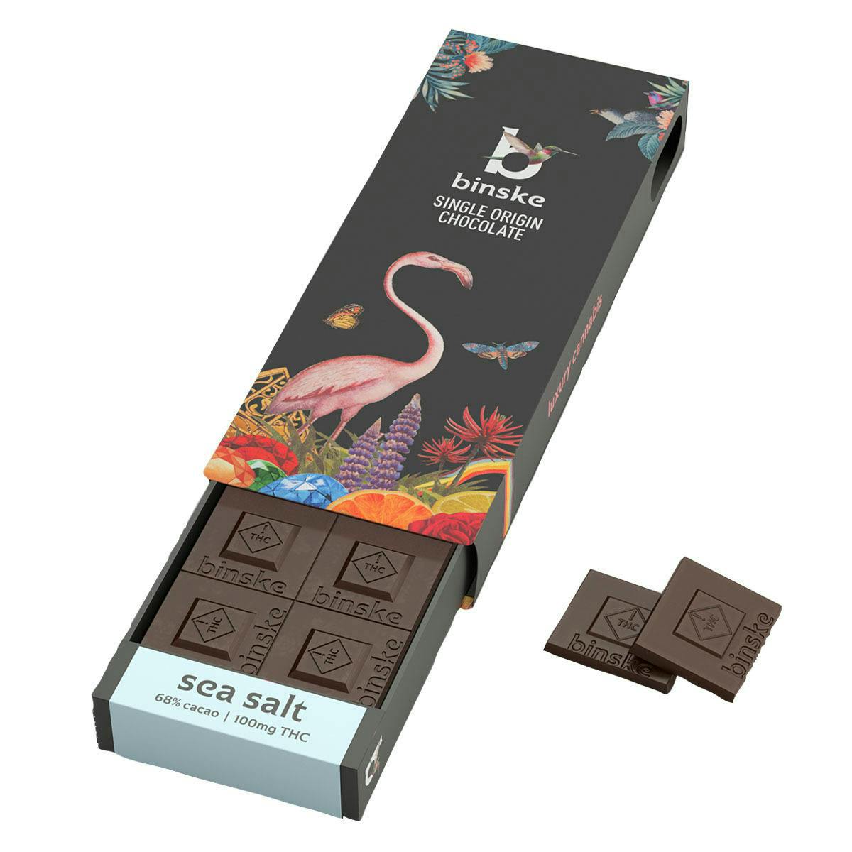 binske | 68% Dark Chocolate Sea Salt Bar