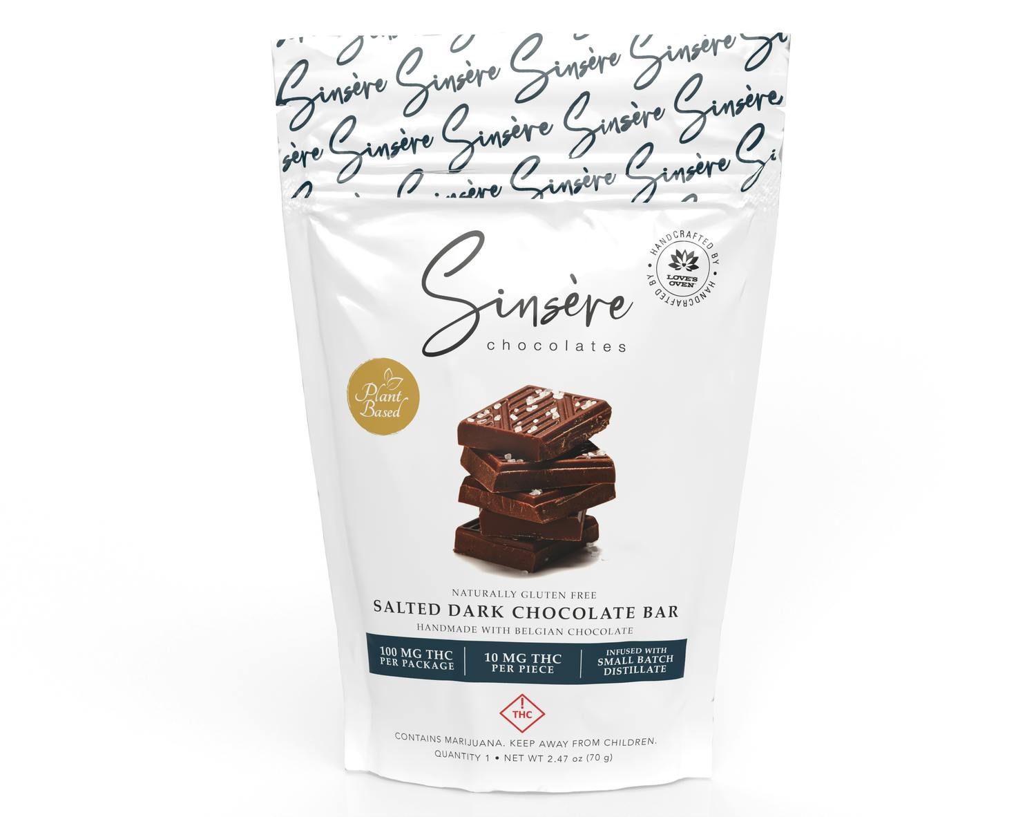 Sinsère - Salted Dark Chocolate Bar