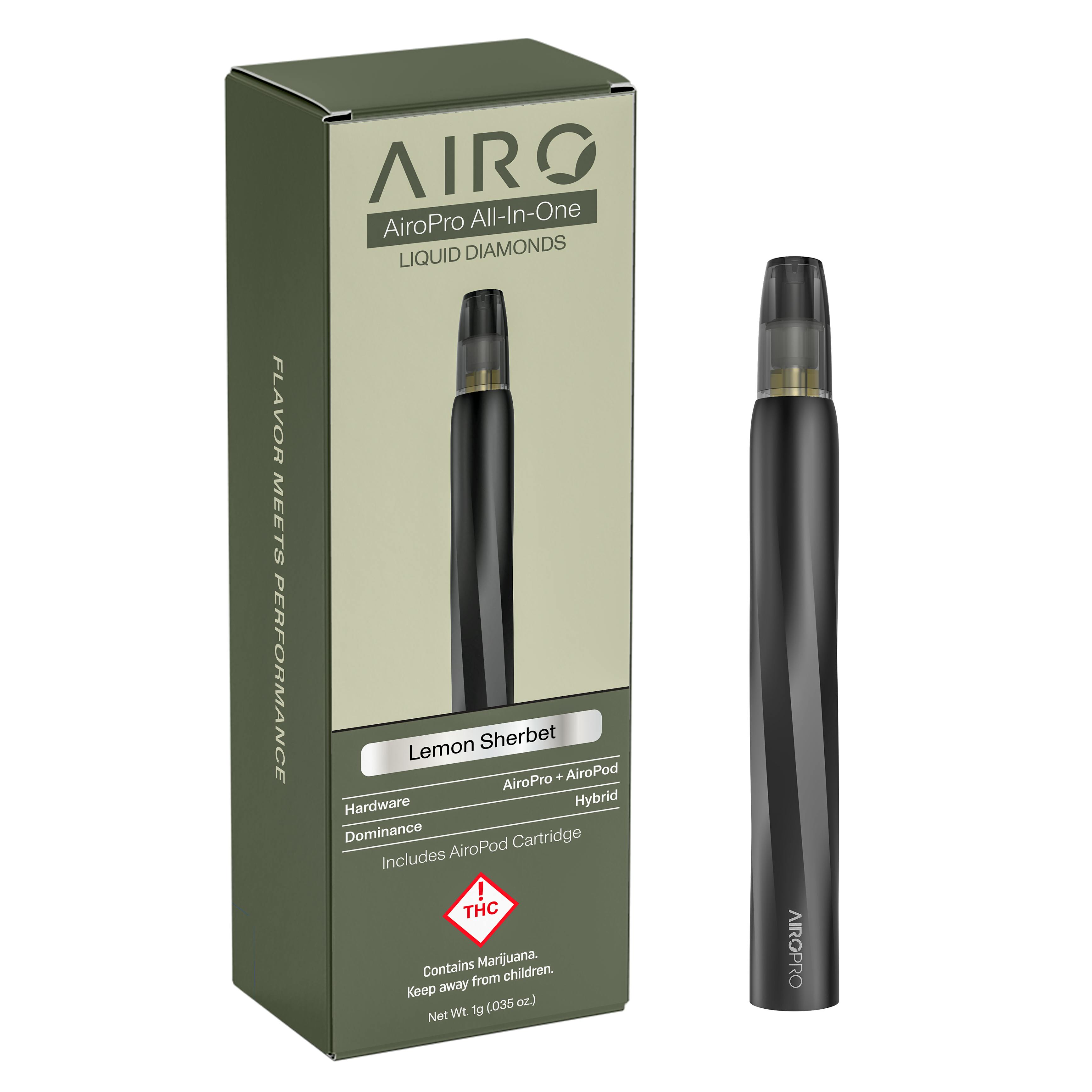 Airo | 1G Liquid Diamonds Starter Kit: Lemon Sherbet (H)