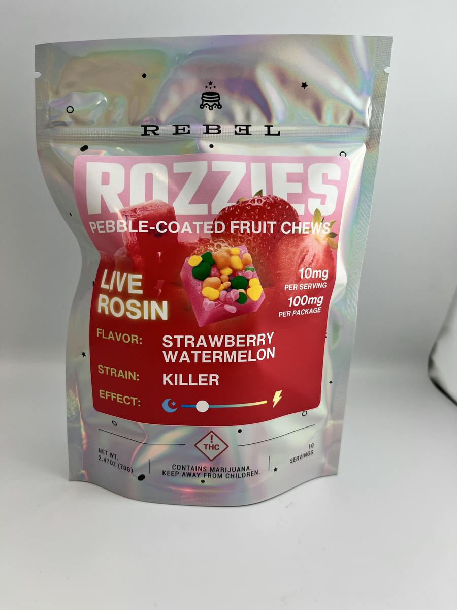 Rebel Rozzies Blue Razzie 100mg