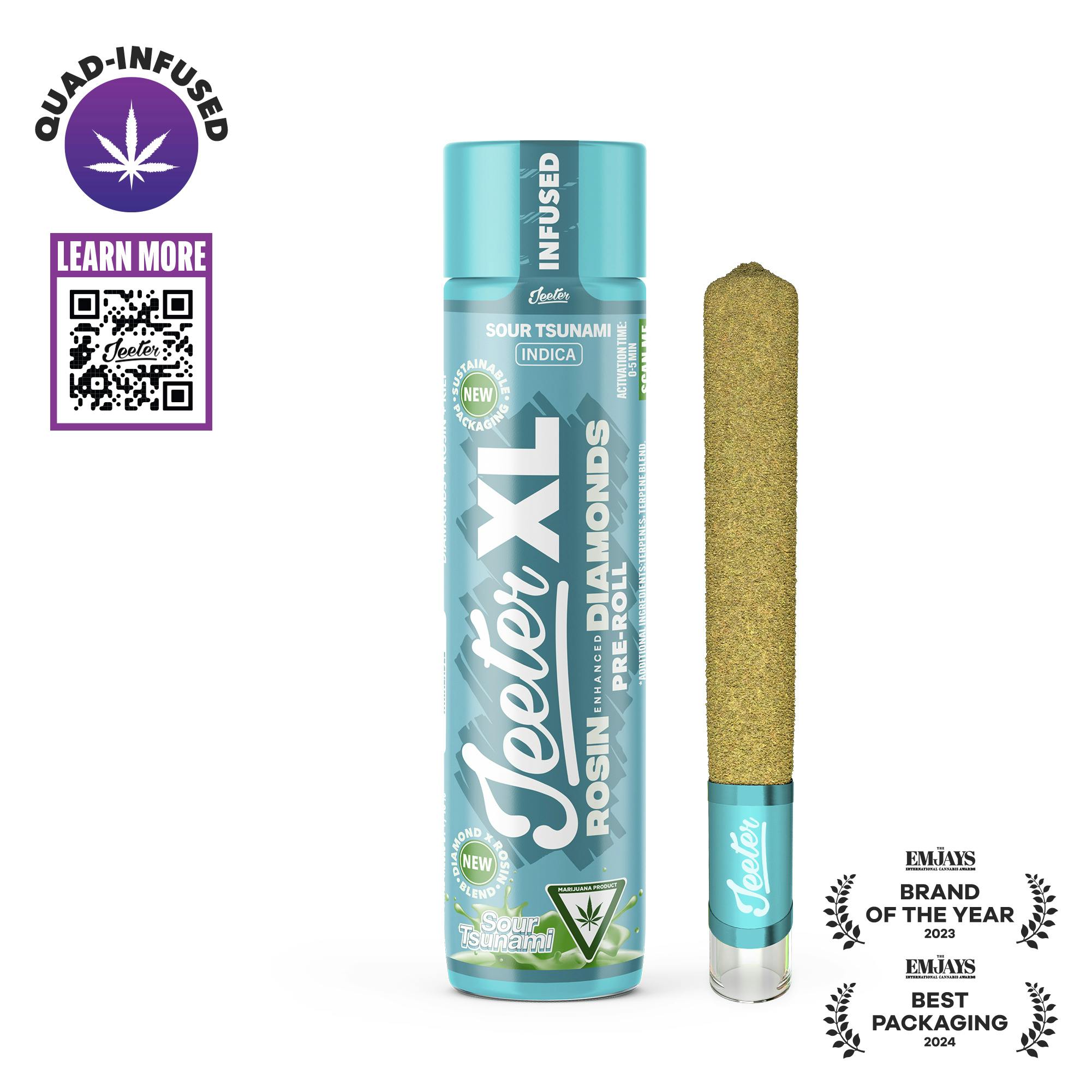 Sour Tsunami Quad Infused Pre-Roll cannabis product