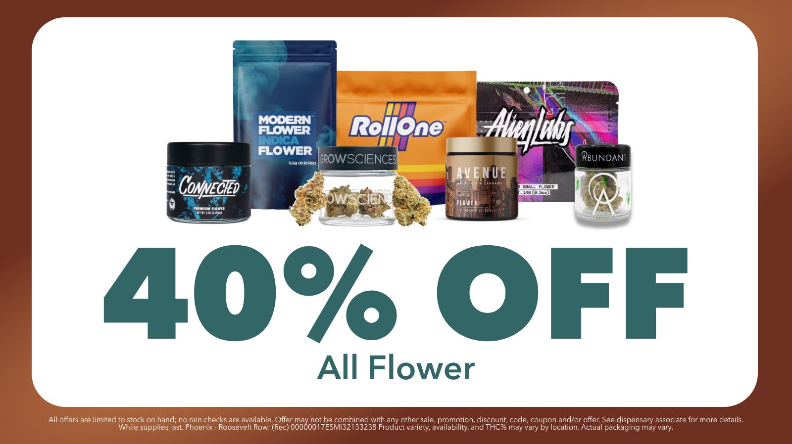 40 Off ALL FLOWER! at Trulieve of Casa Grande Weedmaps