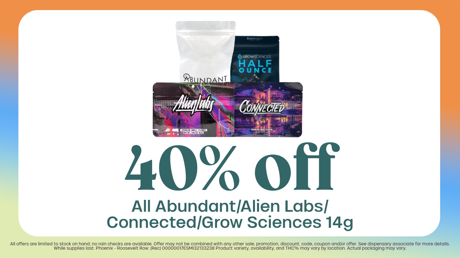 40 Off Select Half Ounces at Trulieve of Tucson Blenman Elm Weedmaps