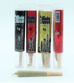 Smoke Weed LA - SWLA - Hybrid 3 x 1g Pre-Roll Pack 3g - SWLA - Hybrid 3 x 1g Pre-Roll Pack 3g