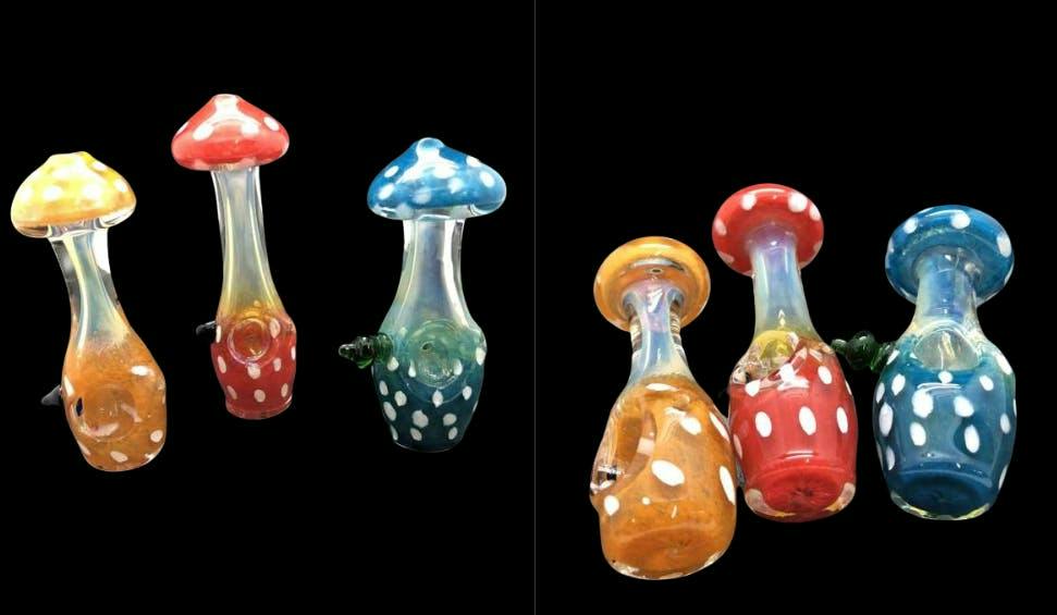 Himalayan Group Inc - Himalayan Group Inc - SWLA Mushroom Head Hand Pipe - RS1531 - Himalayan Gro...