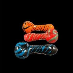 Himalayan Group Inc - Himalayan Group Inc - SWLA Tiger Swirl Hand Pipe - RS3494 - Himalayan Group...