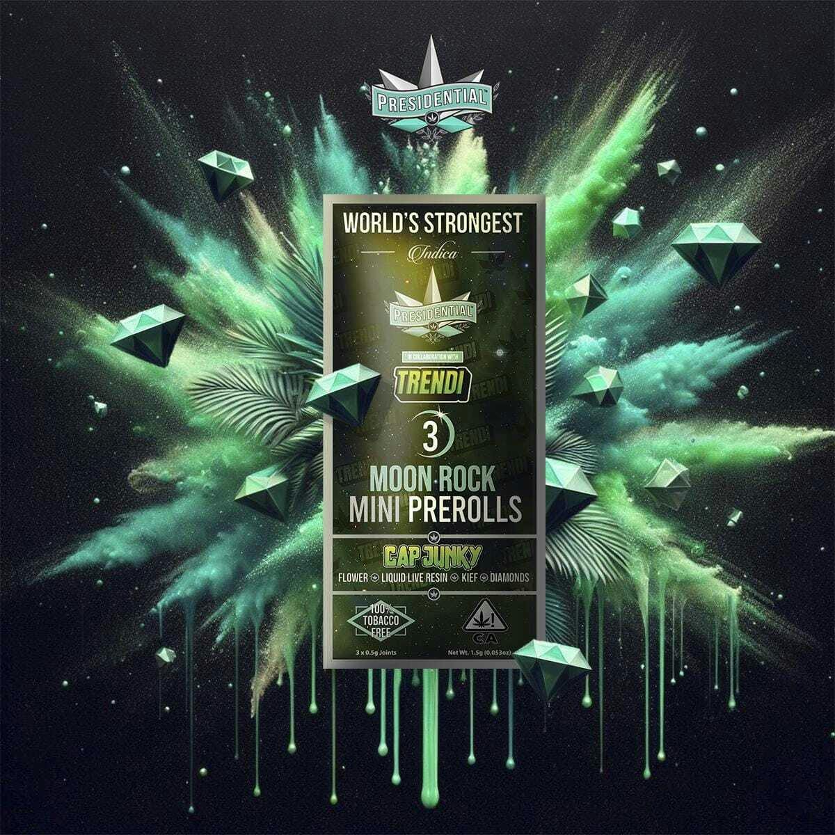 Presidential: Mini Blunts Cap Junky Moonrock - Presidential - Min