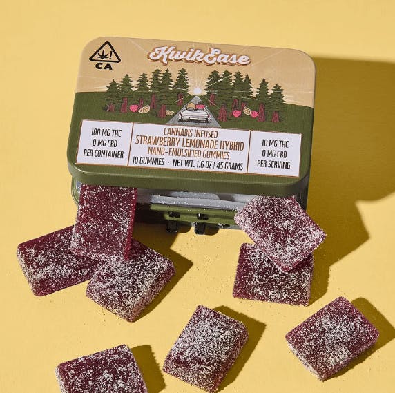 Manzanita Naturals: Manzanita Natural - Kwik Ease Strawberry Lemonade Nano Emulsified 10
