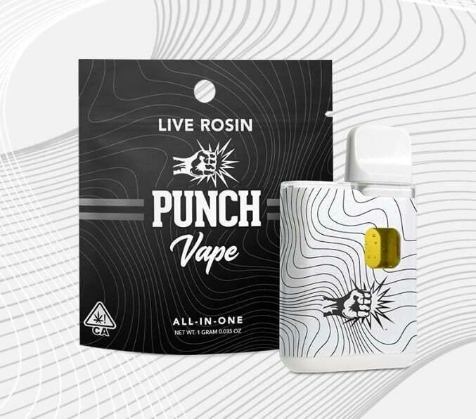 Punch Extracts - Punch - AIO Peach Ringz Rosin Disposable 1g - Punch - AIO Peach Ringz Rosin Disp...