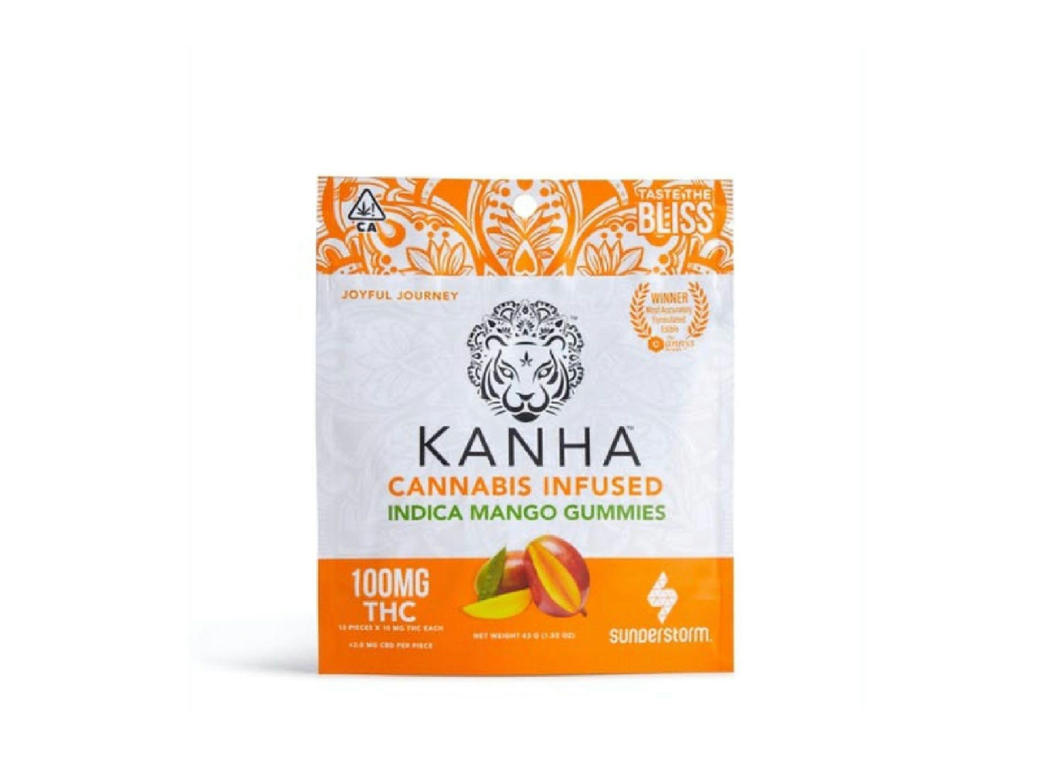 Kanha Gummies Mango 100mg