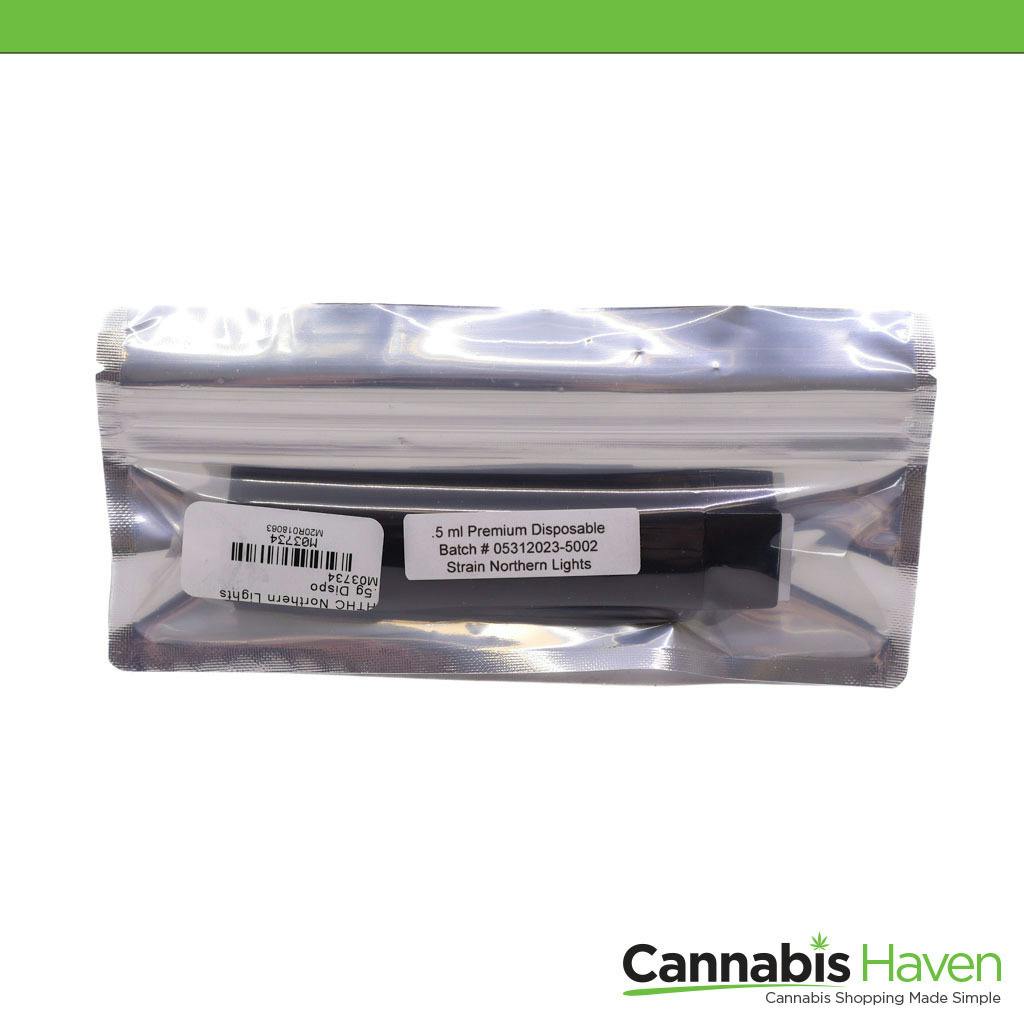 Northern Grow Northern Lights .3g Disposable at Cannabis Haven - Medical Dispensary (Medical Use 18+) Auburn
