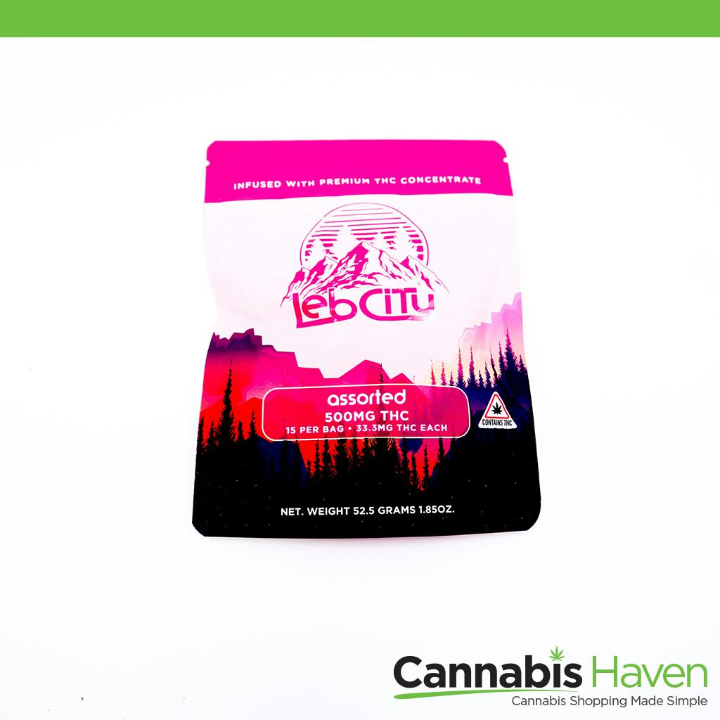 Leb City Assorted 500mg Gummies