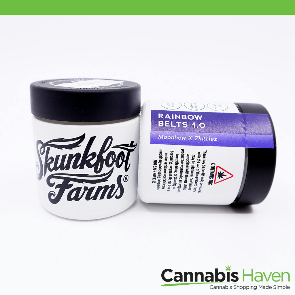 Skunk Foot Farms Rainbow Belts 3.5g Flower