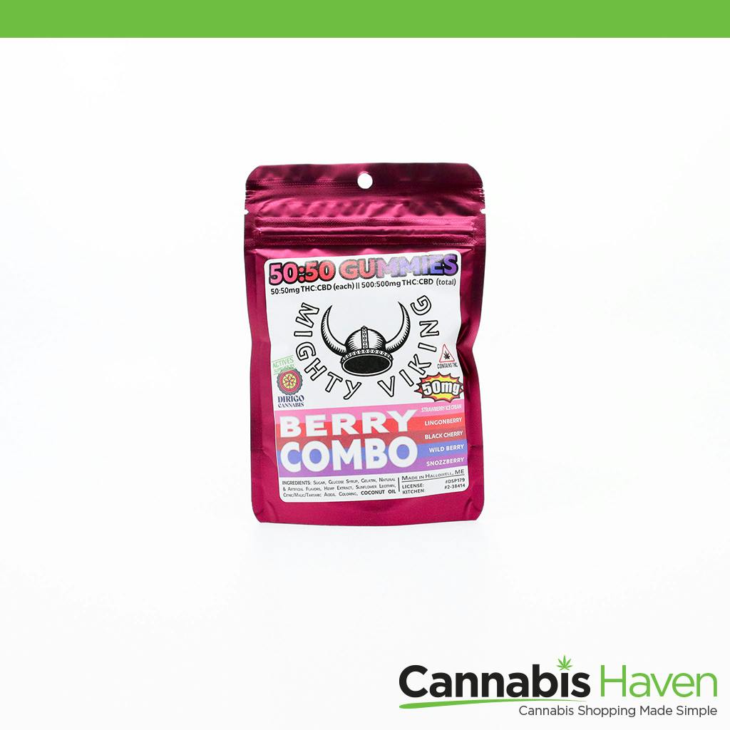 Mighty Viking 1:1 Berry Combo 500mg Gummy