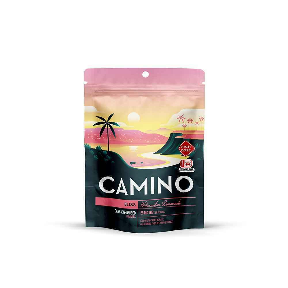 Watermelon Lemonade - 1000MG - Camino - Bliss - Gummies