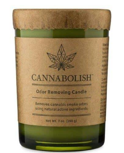 Cannabolish Odour Removing Candle - Peppermint