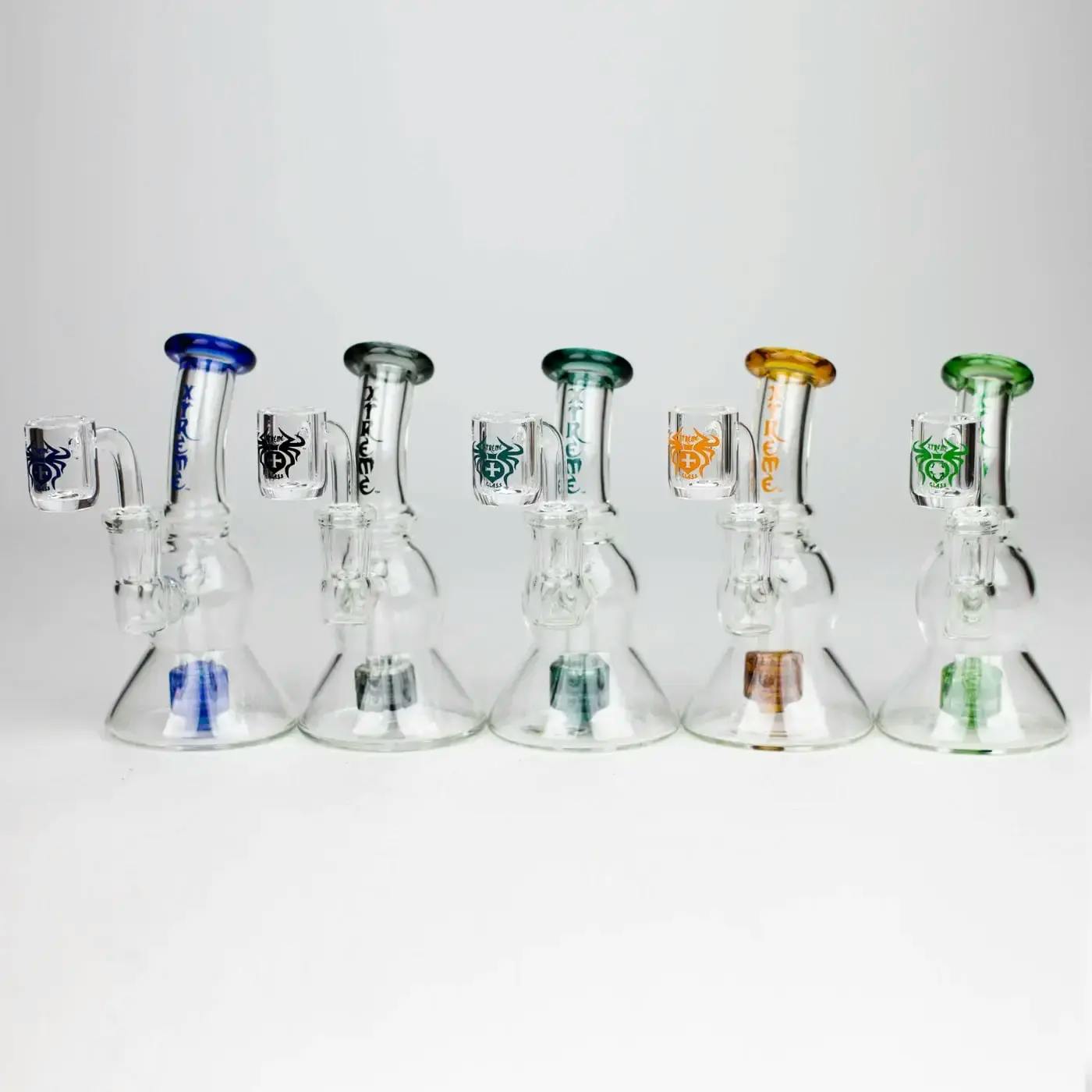 Xtreme | 5" Oil Rig with quartz banger [R007] - Assorted colours