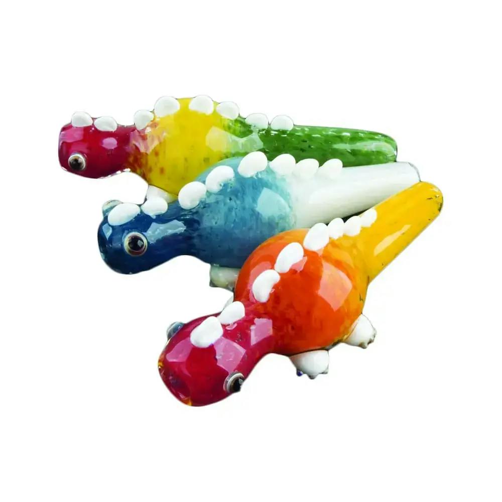 4.5" Dinosaur Jr. Hand Pipe - 4.5" Dinosaur Jr. Hand Pipe Assorted Colours