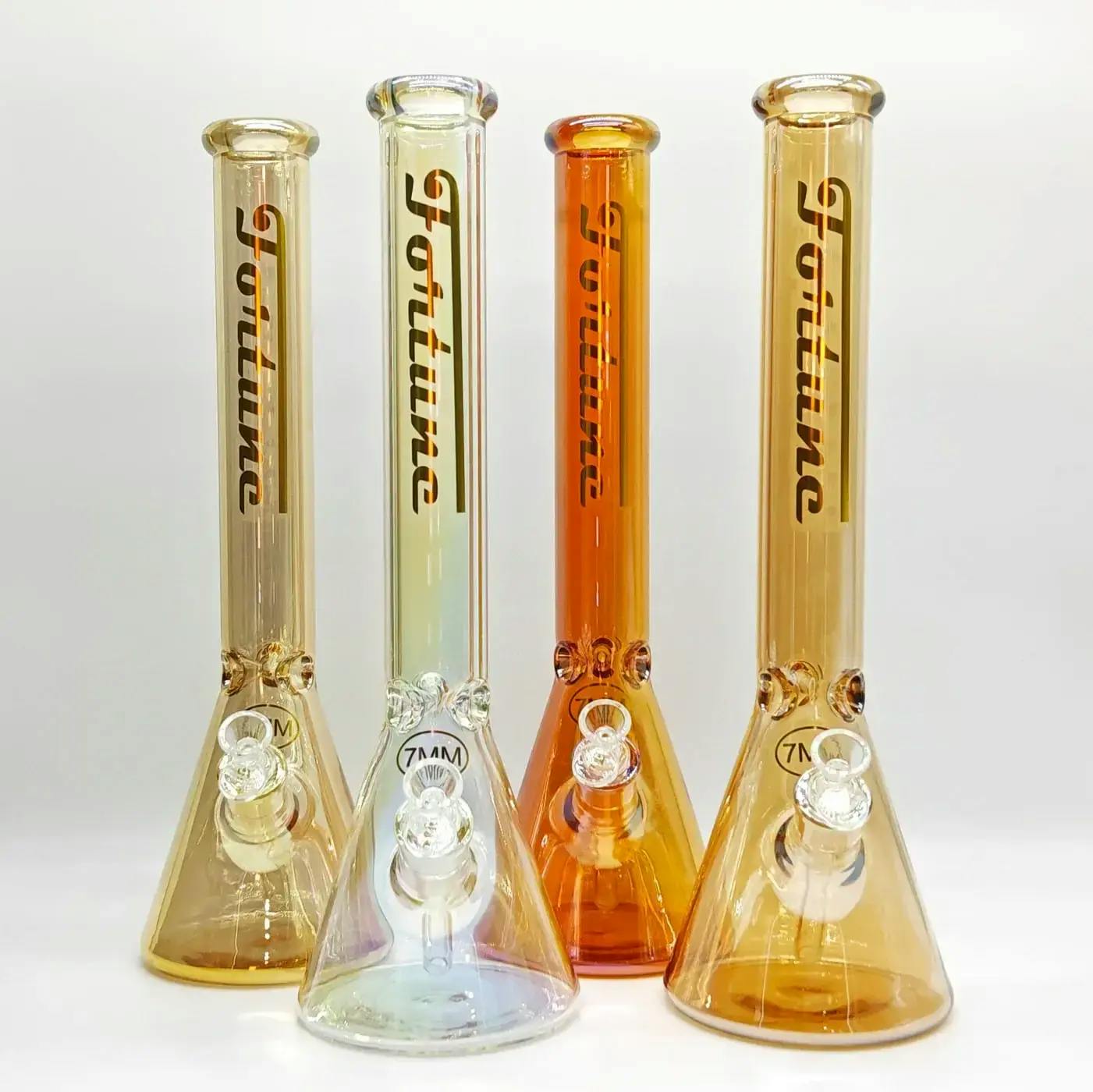 Fortune | 18" Electroplate Glass Bong