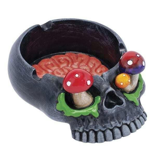 Fujima Skull Brain & Mushroom Eyes Ashtray
