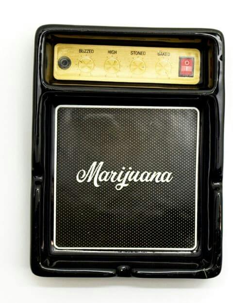 Ceramic Ashtray - Marijuana Amp