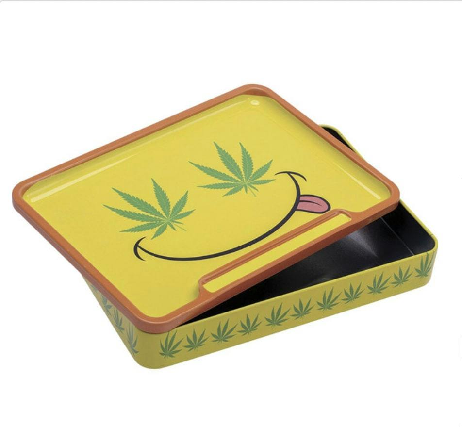 Fujima Rolling Tray and Stash Box - 8"x5.75" Assorted Design