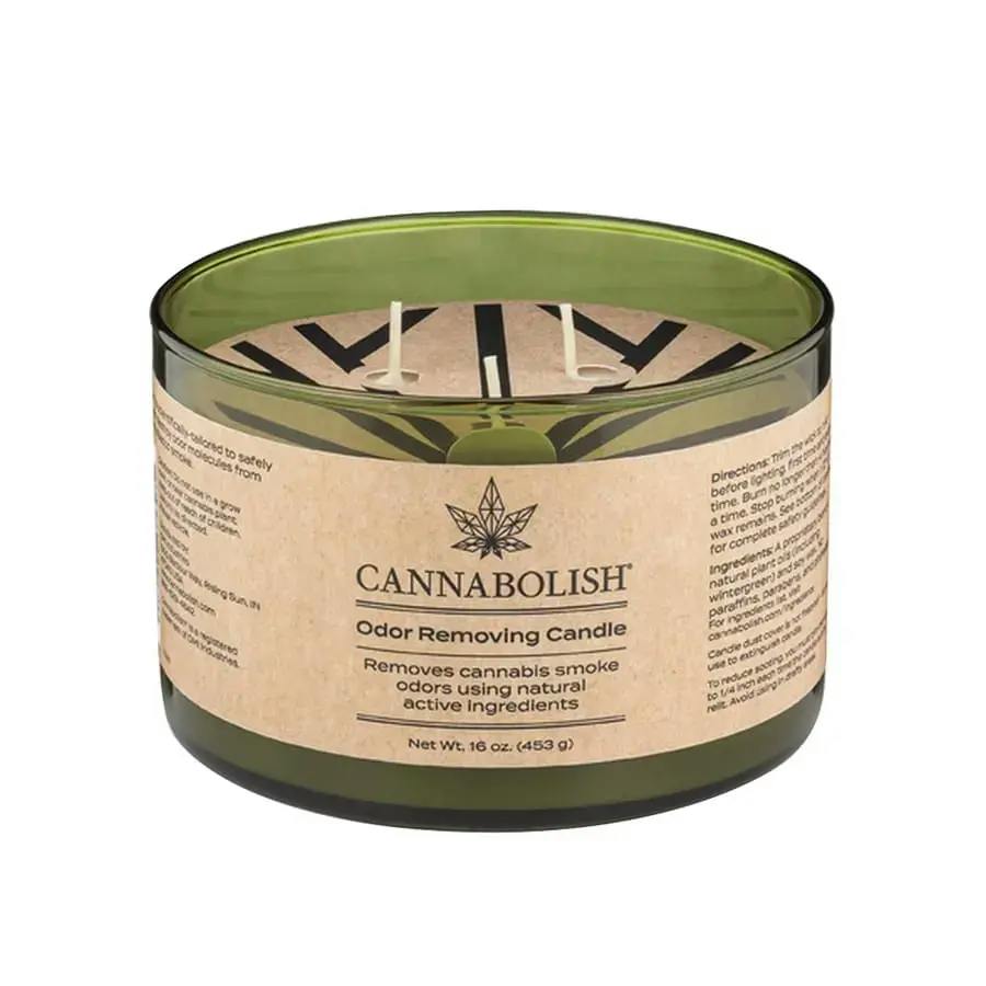16oz Odor Removing Triple-Wick Candle - 16oz Odor Removing Triple-Wick Candle by Cannabolish