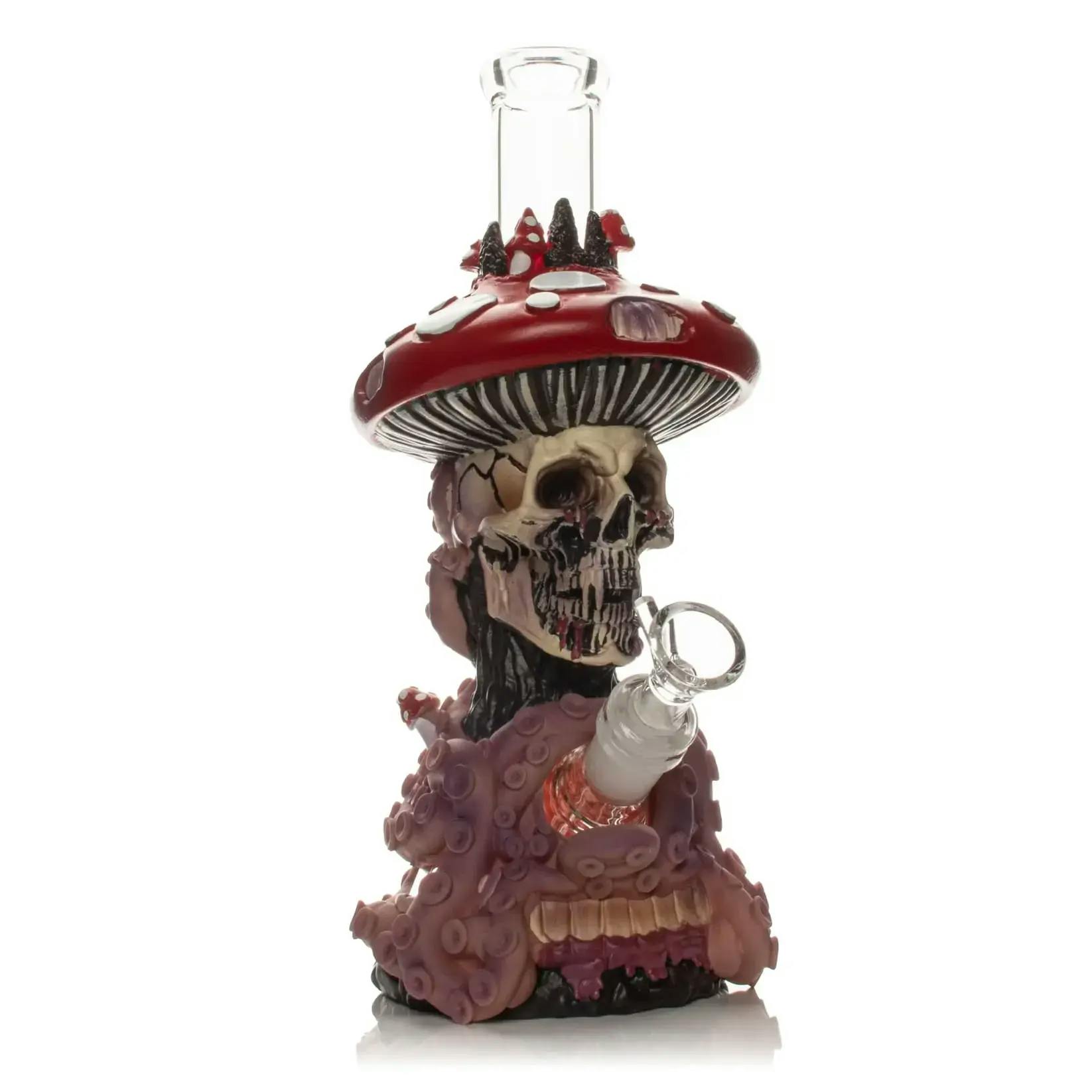 10.5" Shroom Skull Bong