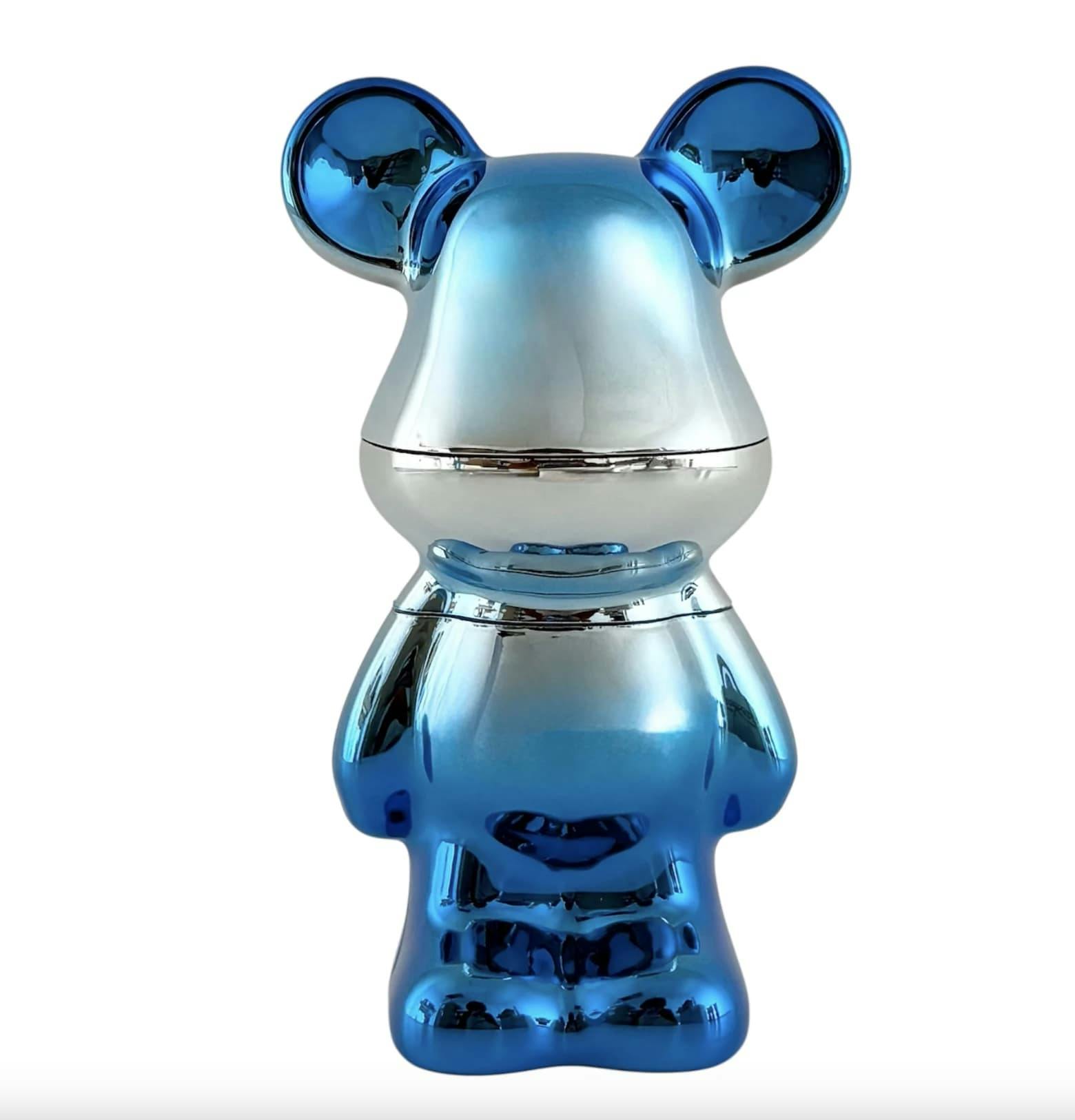 3-Piece Bear Design Metal Grinder - Assorted Colours
