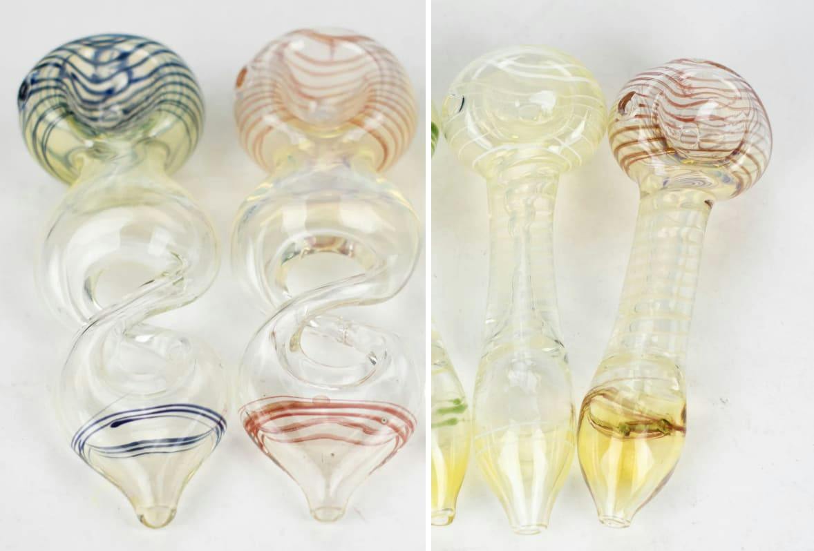 4" Colour change Glass Pipe