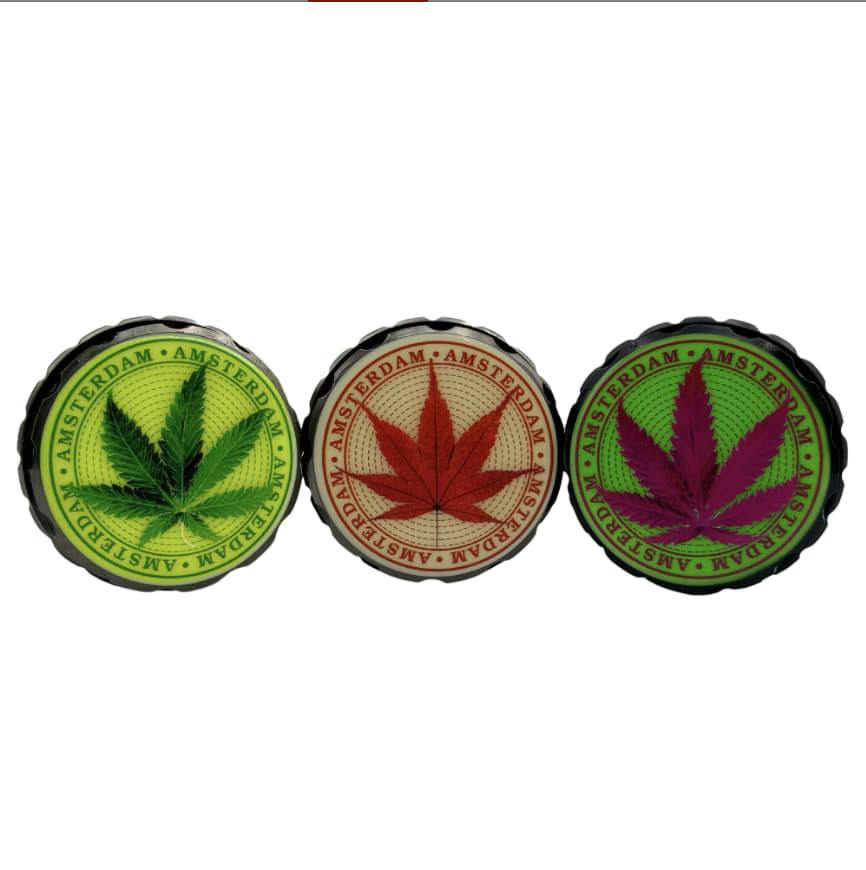 Arsenal Leaf Glow In The Dark 55mm 4-Pc Grinder