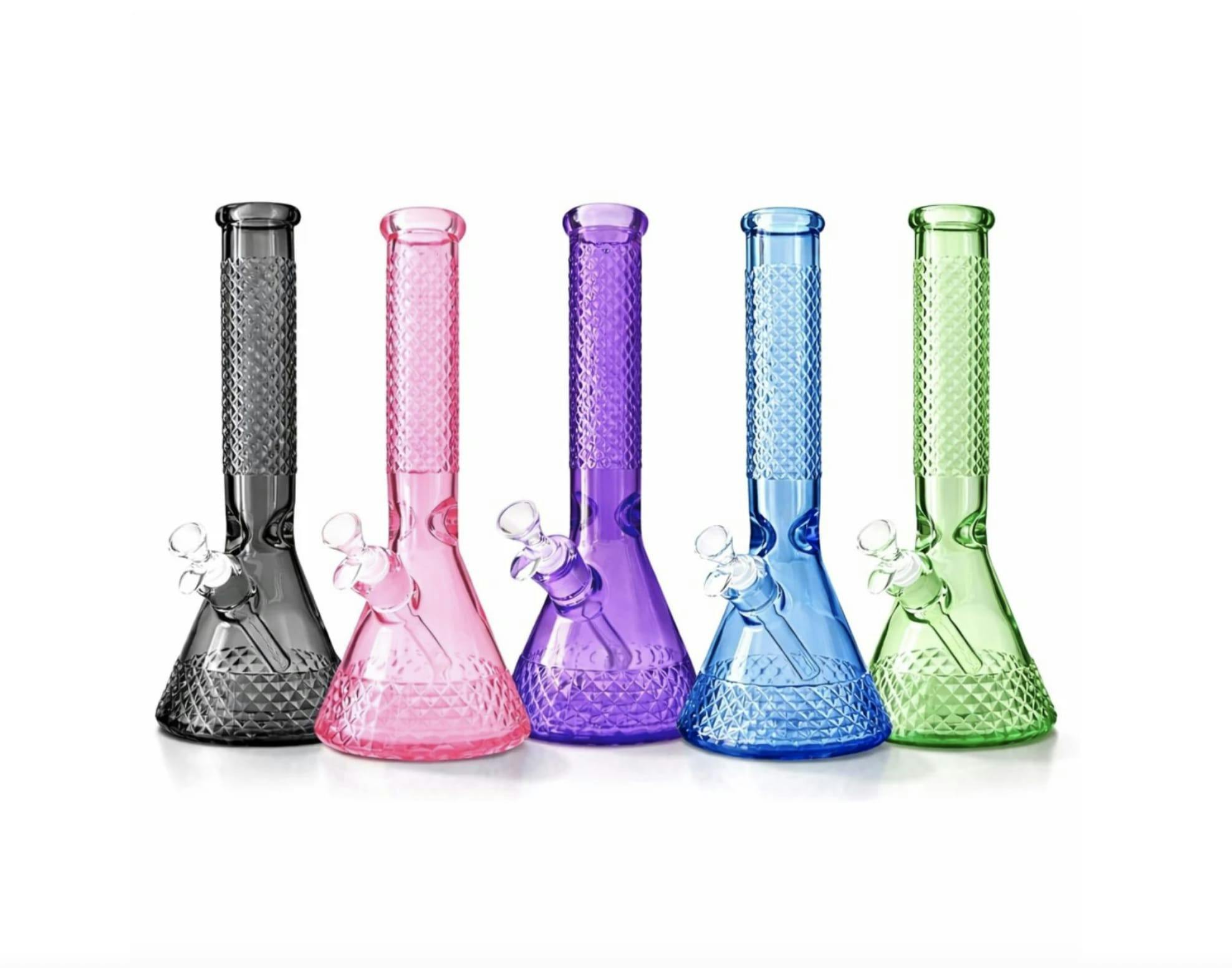 12.5" Diamond Beaker Bong 7mm
