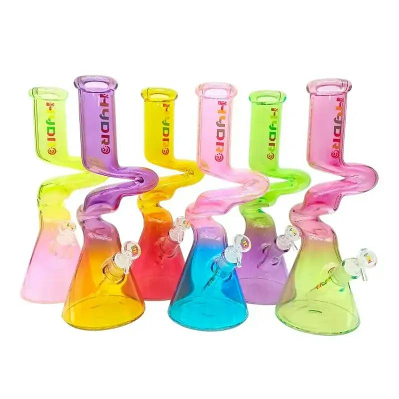 HYDRO 14" Coloured Glass Zong ( Assorted Colours)
