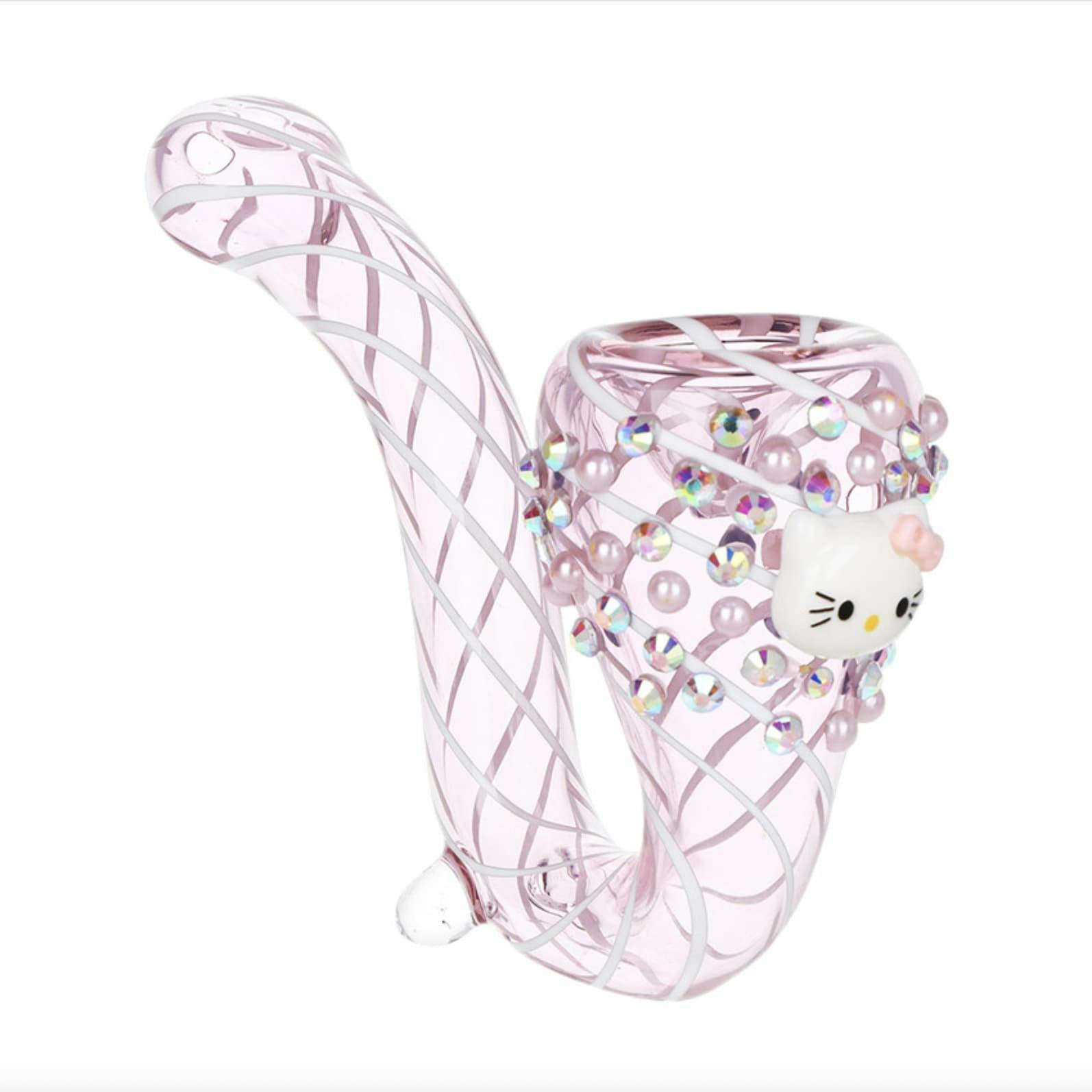 Hello Kitty Sherlock Glass Pipe - 5.25"