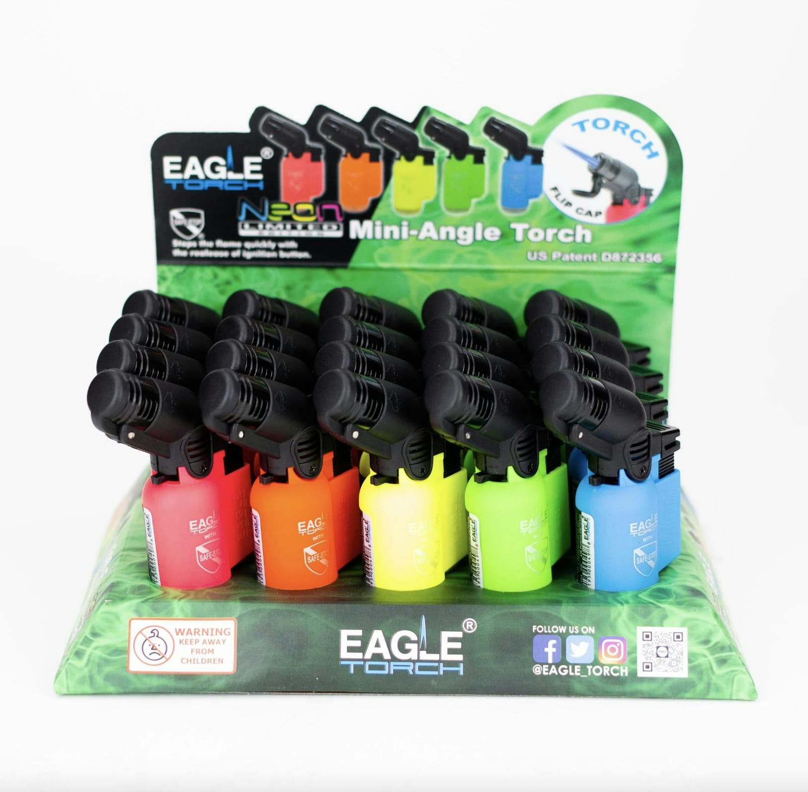 Eagle Torch NEON Limited Edition Mini-Angle Torch