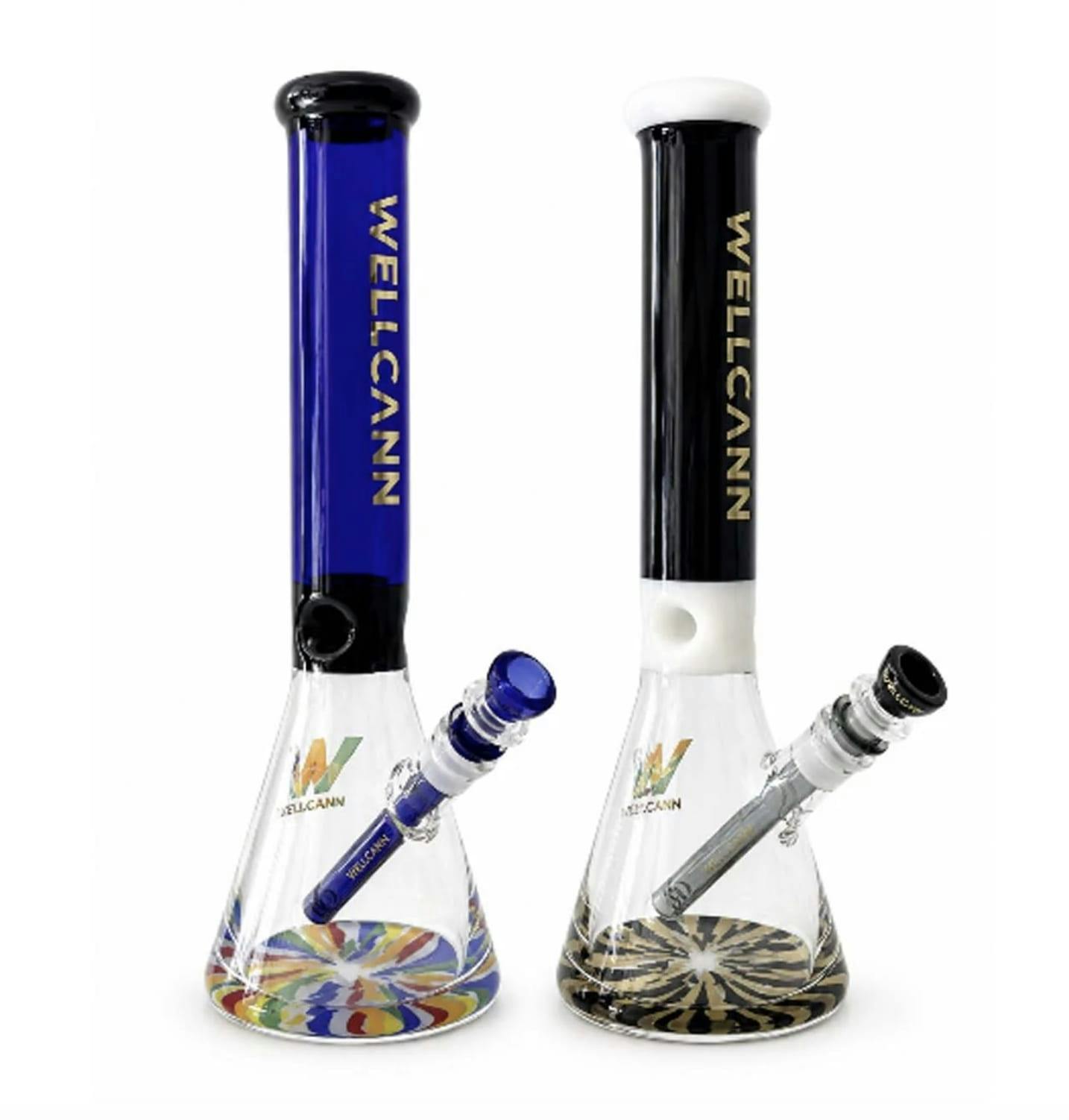 Wellcann 17" Prism Base Beaker Bong